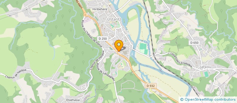 localisation de l'entreprise MADAME ISABELLE LATASTE  USTARITZ