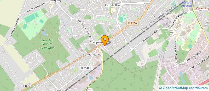 localisation de l'entreprise MADAME ISABELLE LAUBUGE à PESSAC