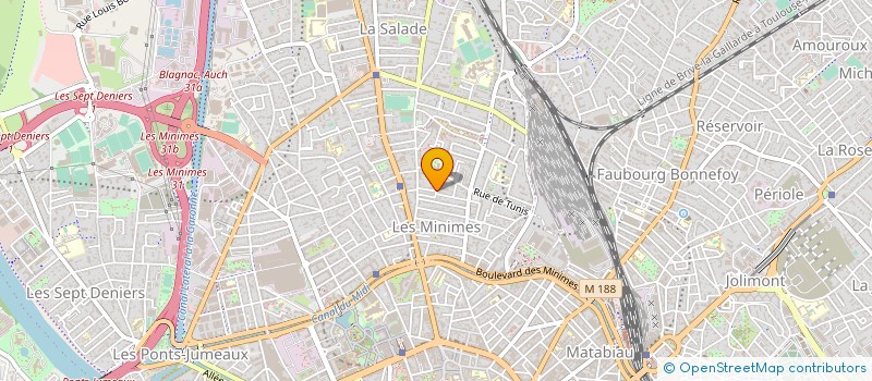 localisation de l'entreprise MADAME ISABELLE LAULHE à TOULOUSE