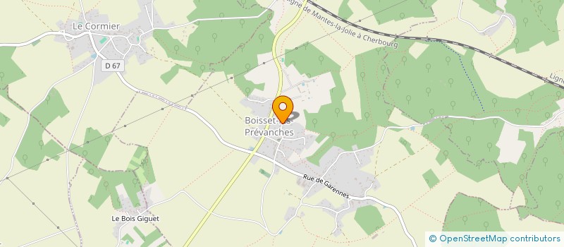 localisation de l'entreprise MADAME ISABELLE LAUNAY à BOISSET-LES-PREVANCHES