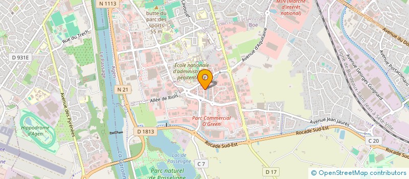 localisation de l'entreprise MADAME ISABELLE LAURE DAUBAN  BOE