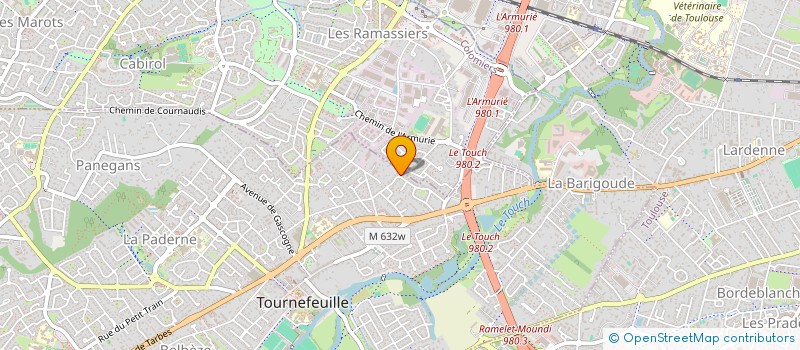 localisation de l'entreprise MADAME ISABELLE LAURENT à TOURNEFEUILLE