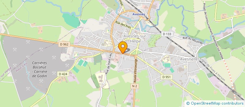 localisation de l'entreprise MADAME ISABELLE LAUTE  AVESNES-SUR-HELPE