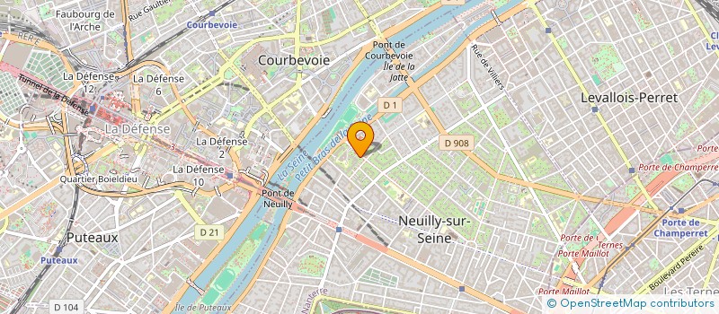 localisation de l'entreprise MADAME ISABELLE LAVELLE  NEUILLY-SUR-SEINE