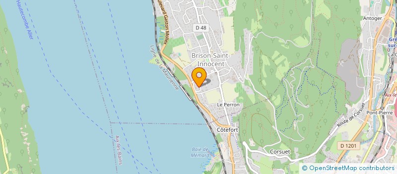 localisation de l'entreprise MADAME ISABELLE LAVIALLE  BRISON-SAINT-INNOCENT