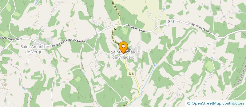 localisation de l'entreprise MADAME ISABELLE LAVIALLE  EGLISE-NEUVE-DE-VERGT