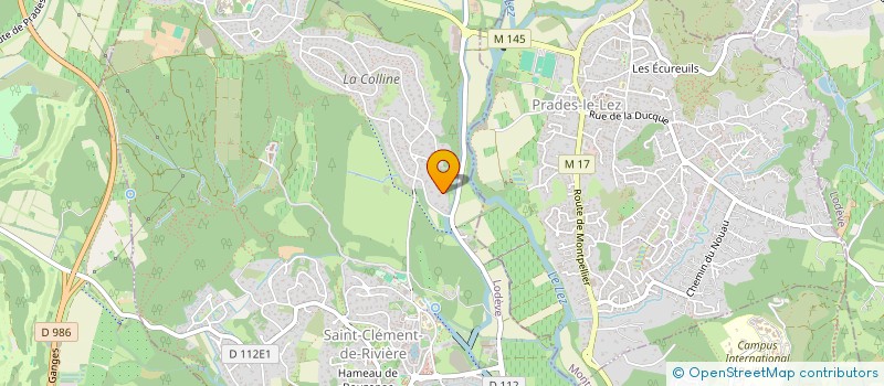 localisation de l'entreprise MADAME ISABELLE LAVIE  SAINT-CLEMENT-DE-RIVIERE