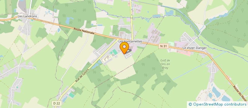 localisation de l'entreprise MADAME ISABELLE LAVIGNE  SAINT-AUBIN-EN-BRAY