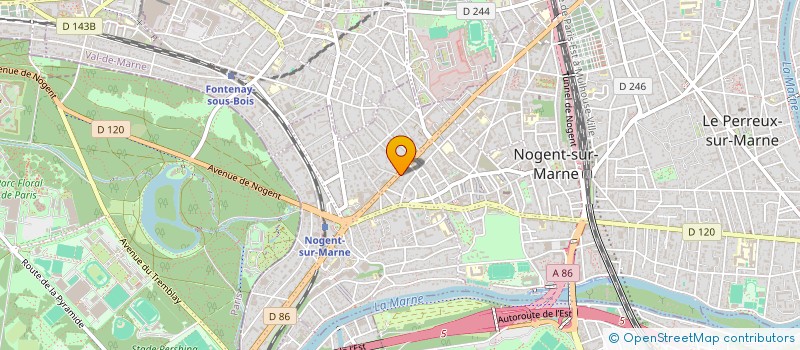 localisation de l'entreprise MADAME ISABELLE LAVILLETTE  NOGENT-SUR-MARNE