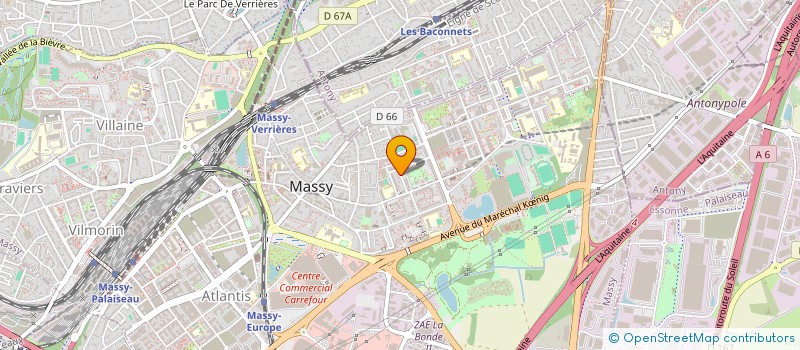 localisation de l'entreprise MADAME ISABELLE LAZIOU  MASSY