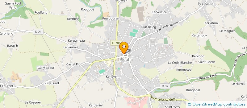 localisation de l'entreprise MADAME ISABELLE LE BELLEC à PLOUHA