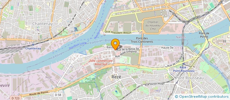 localisation de l'entreprise MADAME ISABELLE LE-BIDEAU à REZE