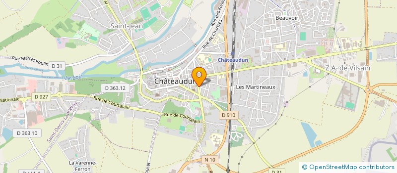 localisation de l'entreprise MADAME ISABELLE LE BOMEC à CHATEAUDUN