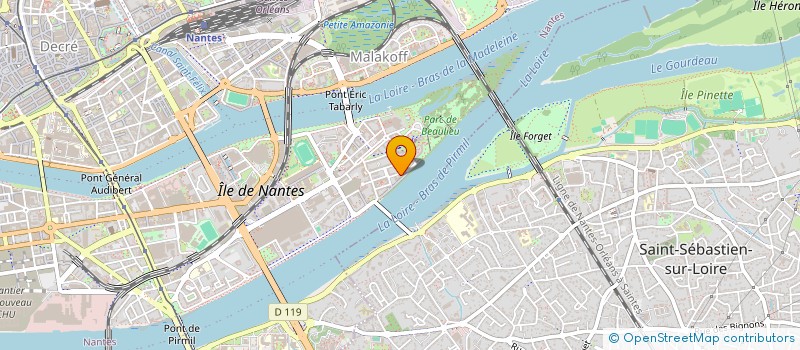localisation de l'entreprise MADAME ISABELLE LE BORGNE  NANTES