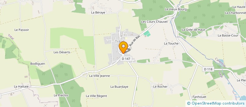 localisation de l'entreprise MADAME ISABELLE LE BRECH  TREAL