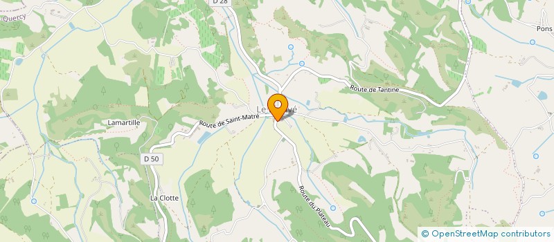 localisation de l'entreprise MADAME ISABELLE LE CLECH  BARGUELONNE-EN-QUERCY