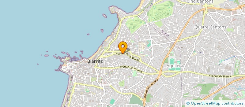 localisation de l'entreprise MADAME ISABELLE LE COCQ à BIARRITZ