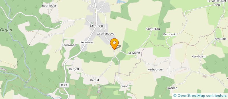 localisation de l'entreprise MADAME ISABELLE LE CORNEC à PLUMELIAU-BIEUZY