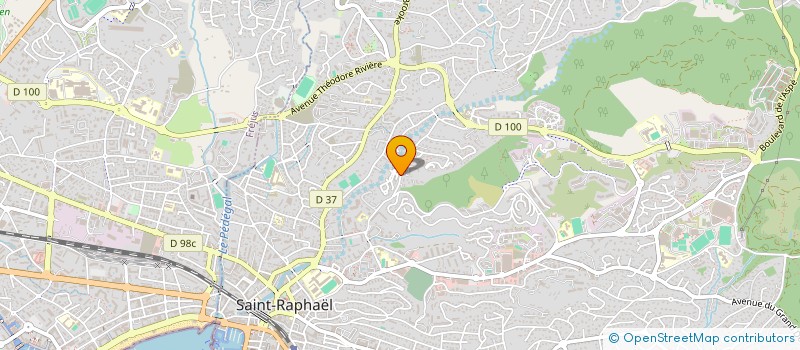 localisation de l'entreprise MADAME ISABELLE LE DIVELEC  SAINT-RAPHAEL