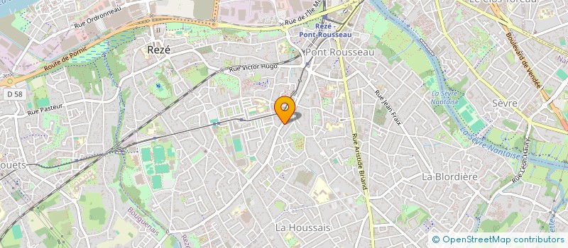 localisation de l'entreprise MADAME ISABELLE LE FICHER  REZE