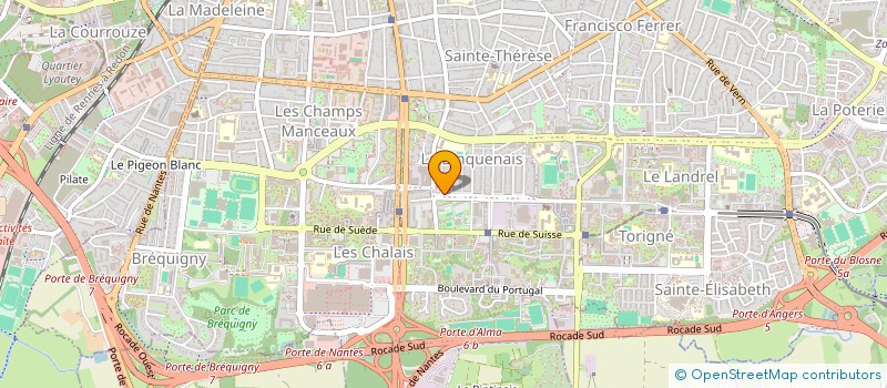 localisation de l'entreprise MADAME ISABELLE LE FRANC  RENNES