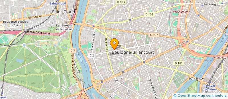 localisation de l'entreprise MADAME ISABELLE LE GENDRE à BOULOGNE-BILLANCOURT