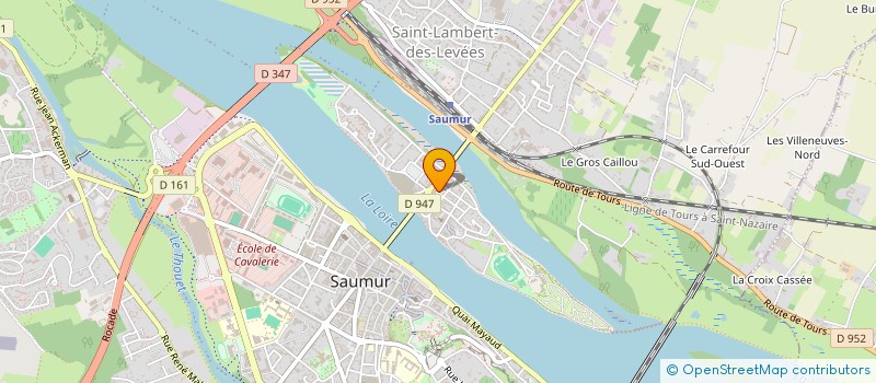 localisation de l'entreprise MADAME ISABELLE LE MANSEC  SAUMUR