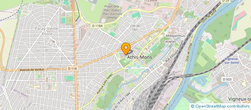 localisation de l'entreprise MADAME ISABELLE LE NOUVEAU à ATHIS-MONS