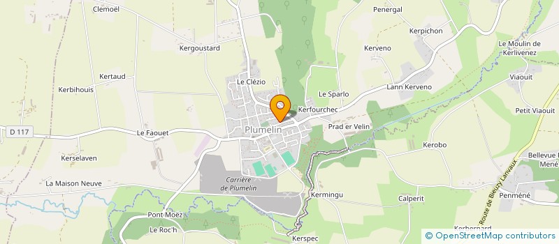 localisation de l'entreprise MADAME ISABELLE LE QUELLEC  PLUMELIN