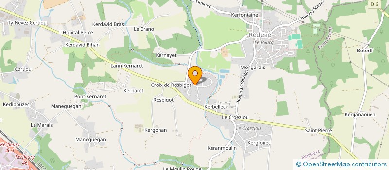 localisation de l'entreprise MADAME ISABELLE LE ROMANCER  REDENE