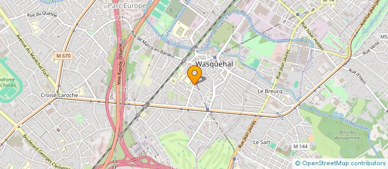 localisation de l'entreprise MADAME ISABELLE LE ROY  WASQUEHAL