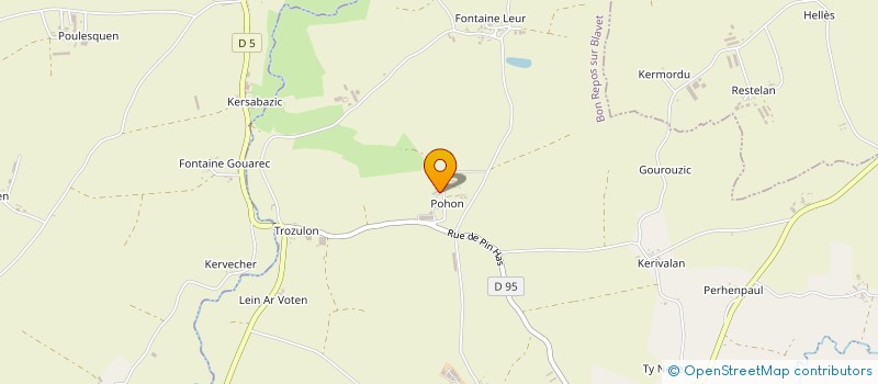 localisation de l'entreprise MADAME ISABELLE LE TENO  BON REPOS SUR BLAVET