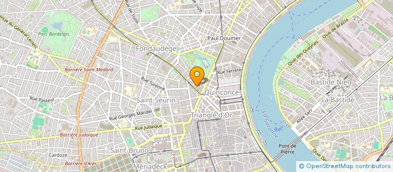 localisation de l'entreprise MADAME ISABELLE LEBARD  BORDEAUX