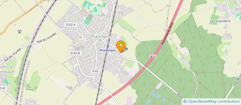 localisation de l'entreprise MADAME ISABELLE LEBAS  PHALEMPIN