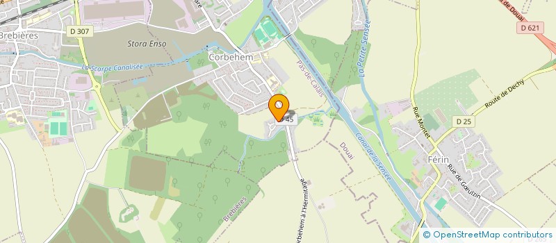 localisation de l'entreprise MADAME ISABELLE LEBEL  CORBEHEM