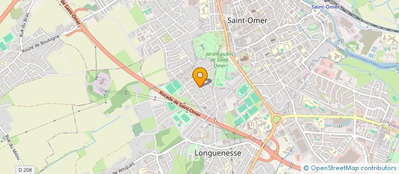 localisation de l'entreprise MADAME ISABELLE LEBLANC  LONGUENESSE