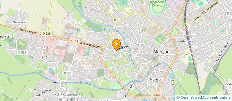 localisation de l'entreprise MADAME ISABELLE LEBLANC à ALENCON