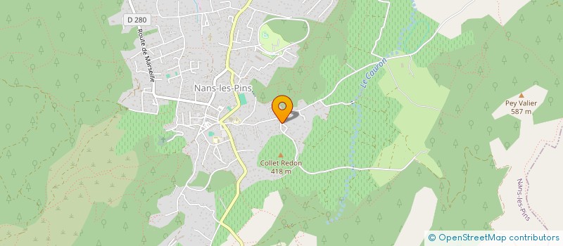 localisation de l'entreprise MADAME ISABELLE LEBLANC  NANS-LES-PINS