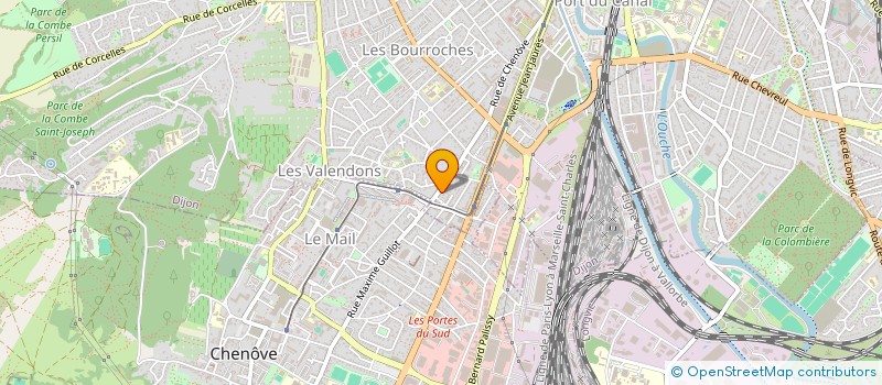 localisation de l'entreprise MADAME ISABELLE LEBLOND à DIJON