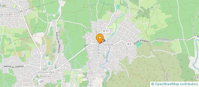 localisation de l'entreprise MADAME ISABELLE LEBLOND  SOREDE