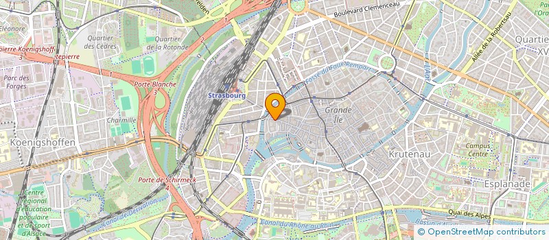 localisation de l'entreprise MADAME ISABELLE LEBOUCHER à STRASBOURG