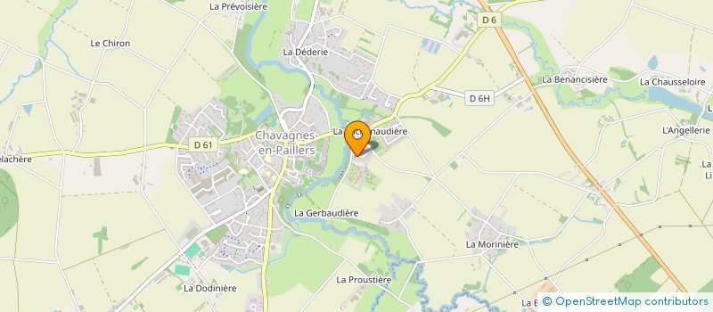 localisation de l'entreprise MADAME ISABELLE LEBRETON à CHAVAGNES-EN-PAILLERS