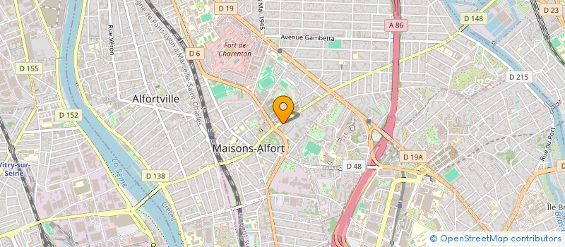 localisation de l'entreprise MADAME ISABELLE LEBRETON  MAISONS-ALFORT