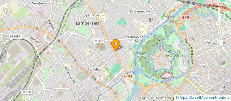localisation de l'entreprise MADAME ISABELLE LECHIEN à LAMBERSART