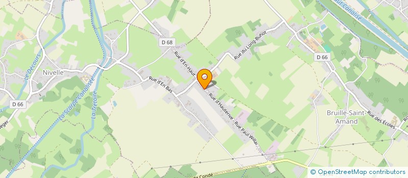 localisation de l'entreprise MADAME ISABELLE LECLERCQ  NIVELLE