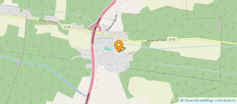 localisation de l'entreprise MADAME ISABELLE LECLERCQ  LIPOSTHEY