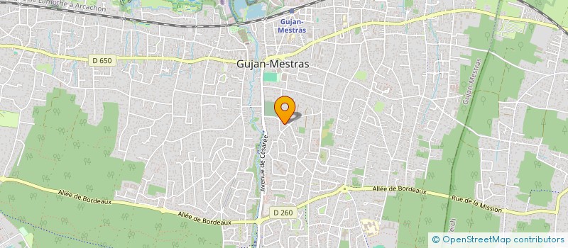 localisation de l'entreprise MADAME ISABELLE LECLERRE  GUJAN MESTRAS