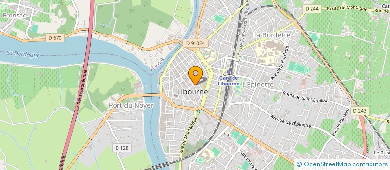 localisation de l'entreprise MADAME ISABELLE LECOQ à LIBOURNE