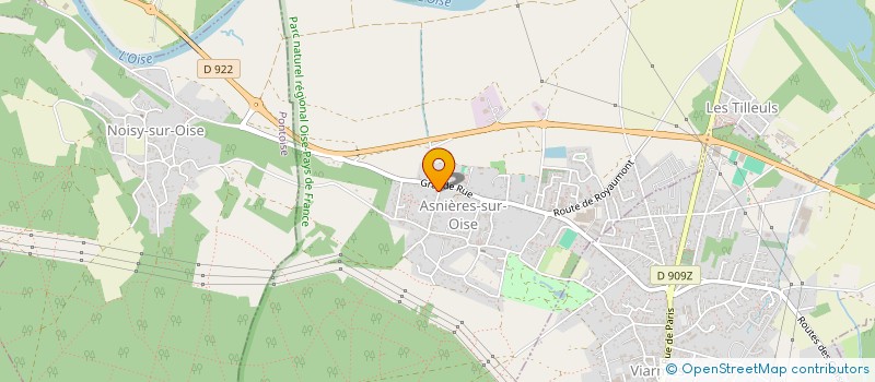 localisation de l'entreprise MADAME ISABELLE LEDEME  ASNIERES-SUR-OISE