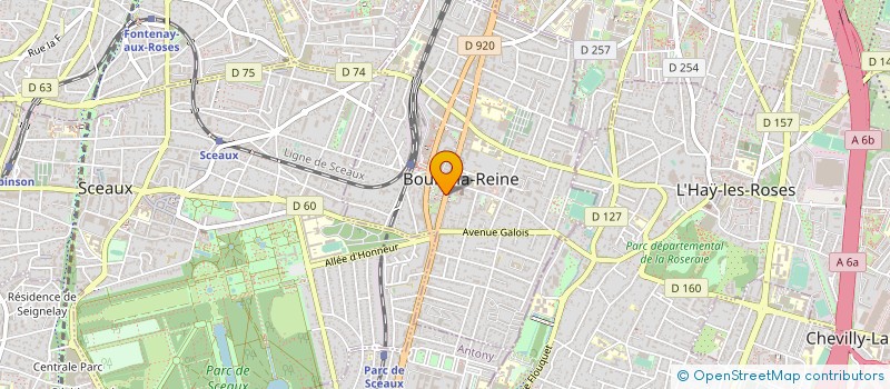 localisation de l'entreprise MADAME ISABELLE LEFEBVRE à BOURG-LA-REINE